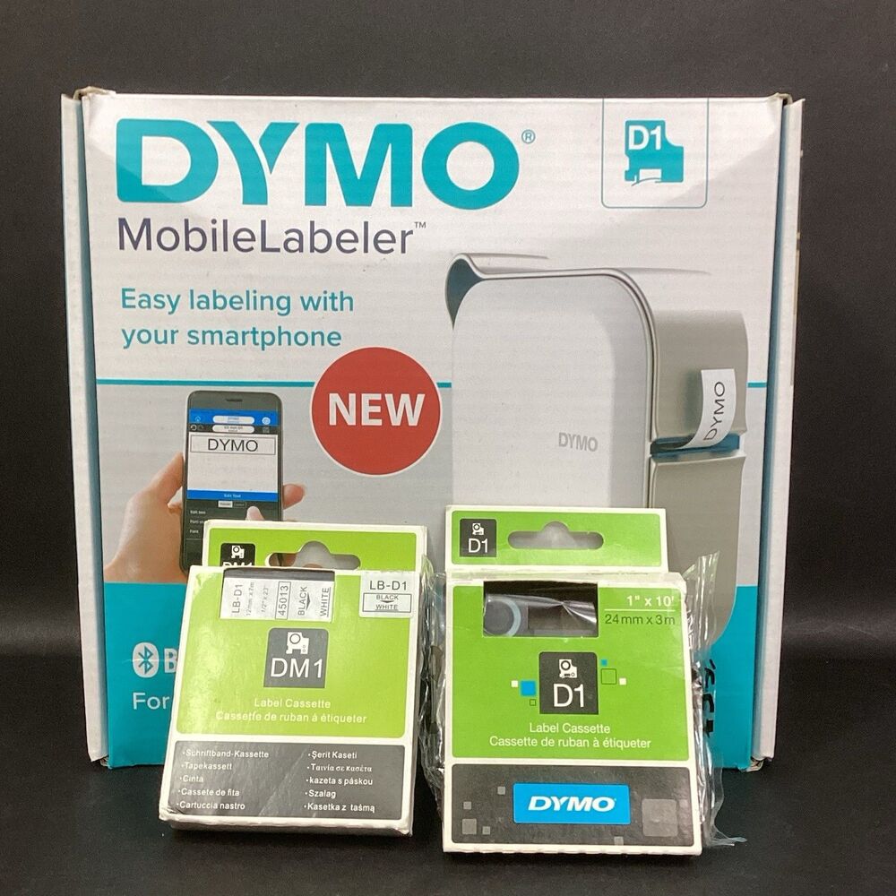 DYMO MobileLabeler Label Maker Bluetooth 1982171 w/Extra Labels Complete/Tested!